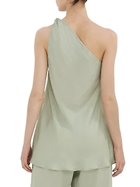 La Vila Ferrat One-Shoulder Top