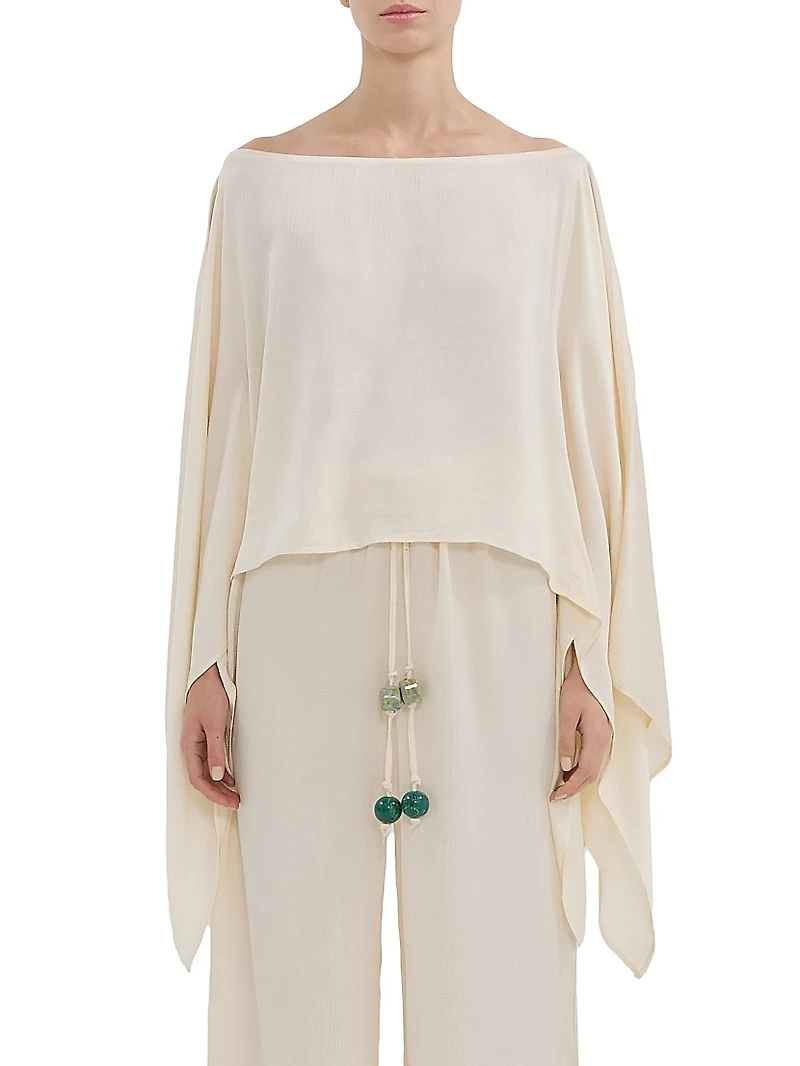 La Vila Cala Draped Top