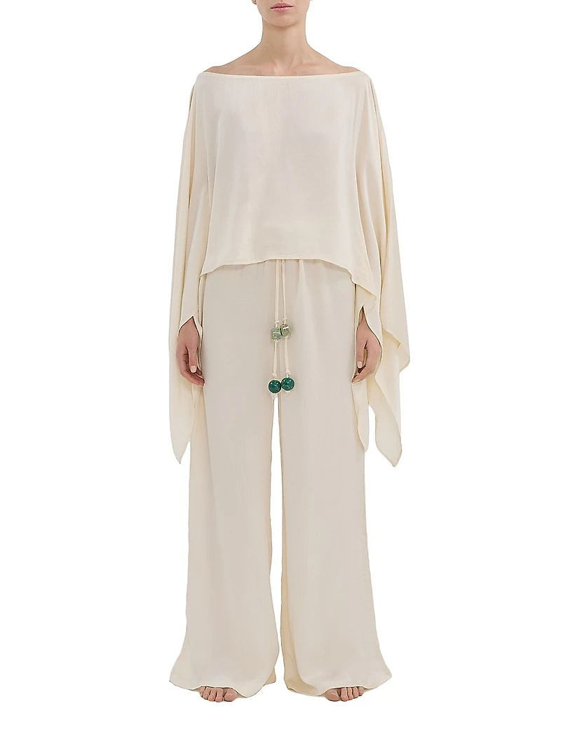 La Vila Cala Draped Top