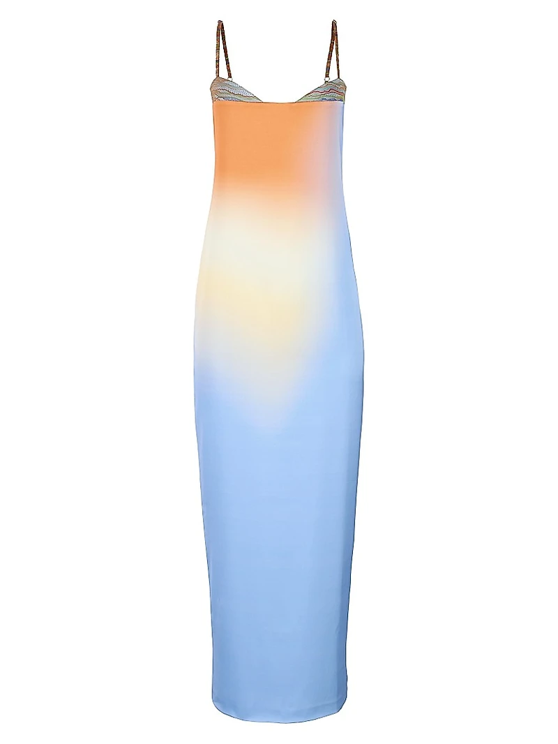 La Vila Medusa Ombré Maxi Dress