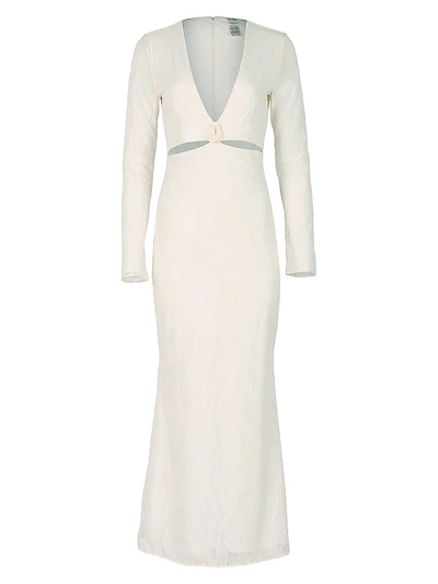 Manola V-Neck Lace Dress