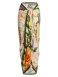 Marine Ete Scarf-Print Pareo