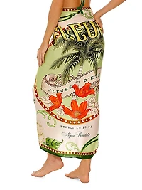 Marine Ete Scarf-Print Pareo