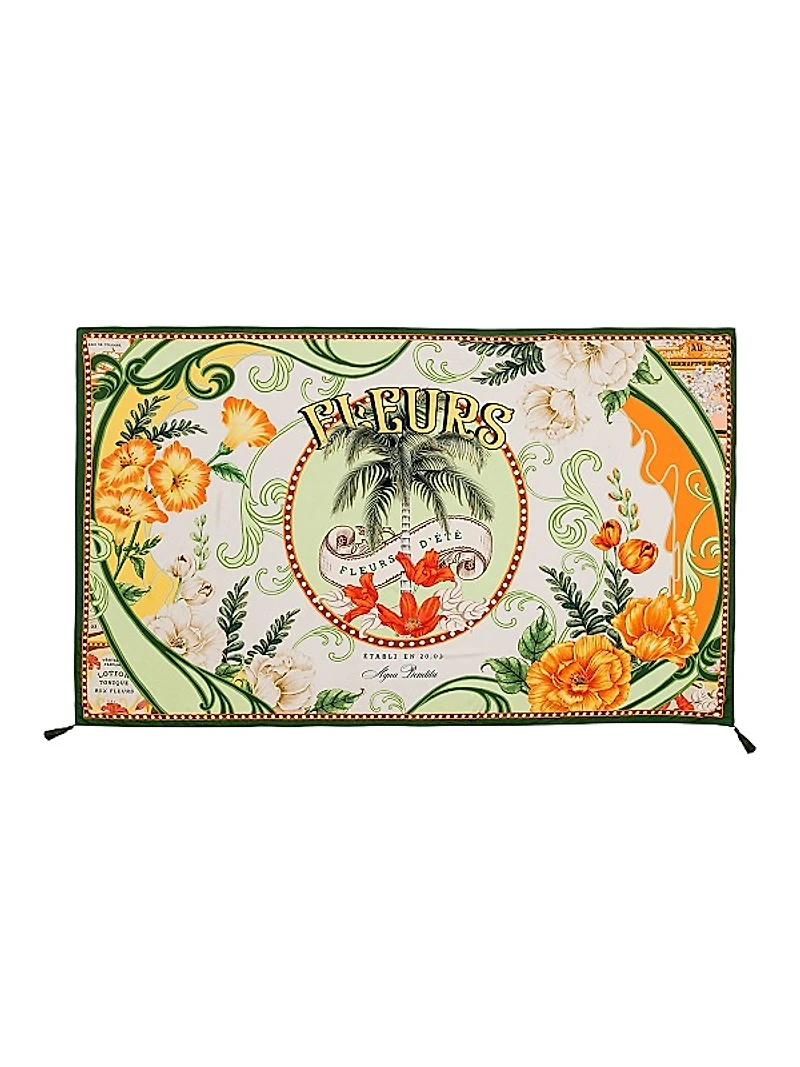 Marine Ete Scarf-Print Pareo
