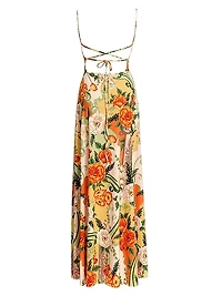 Arista Ete Ruched Maxi Dress