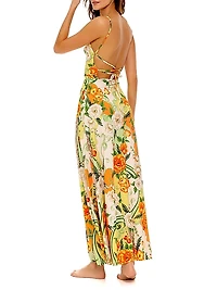 Arista Ete Ruched Maxi Dress