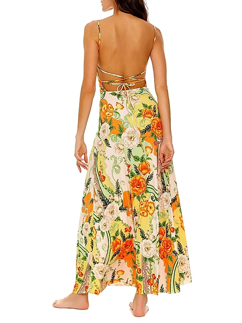 Arista Ete Ruched Maxi Dress