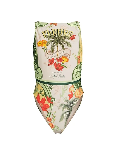 Domenica Ete Printed Swimsuit