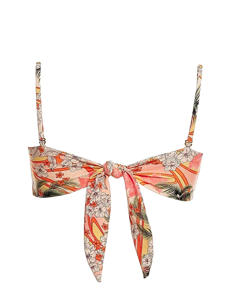 Lace Ete Bandeau Bikini Top