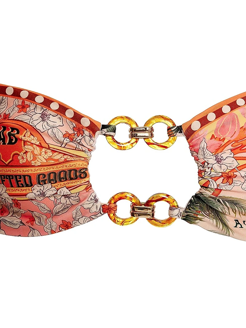 Lace Ete Bandeau Bikini Top