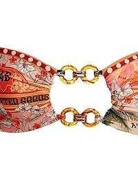 Lace Ete Bandeau Bikini Top