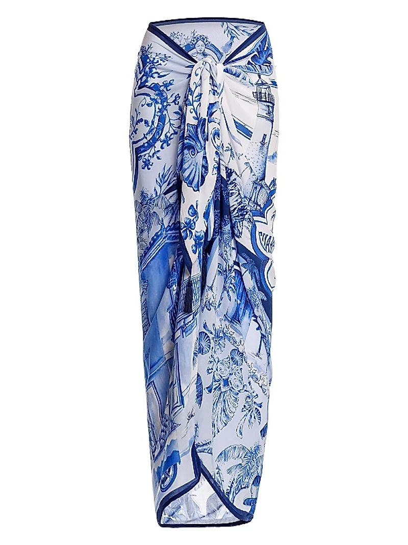 Marine Tales Toile-Style Pareo