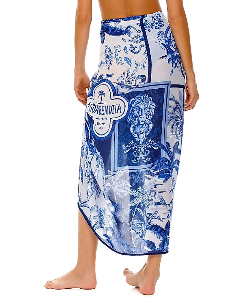 Marine Tales Toile-Style Pareo