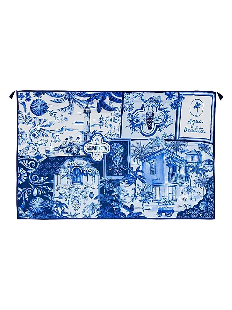 Marine Tales Toile-Style Pareo