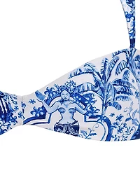 Malory Tales Printed Bikini Top