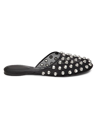 Rhodes Embellished Flat Slippers
