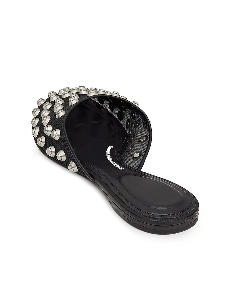 Rhodes Embellished Flat Slippers