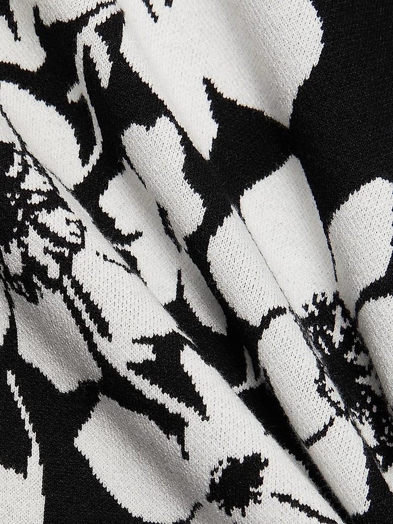 Floral Knit Minidress