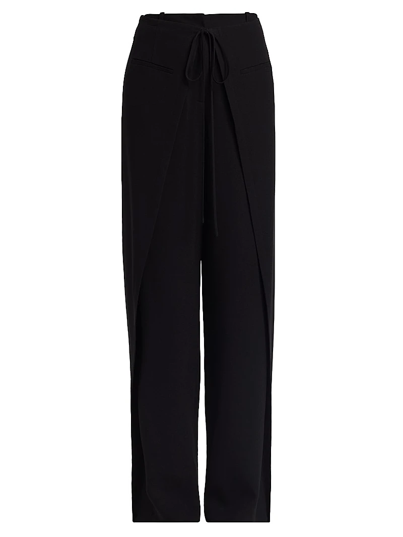 Overlap Straight Pants