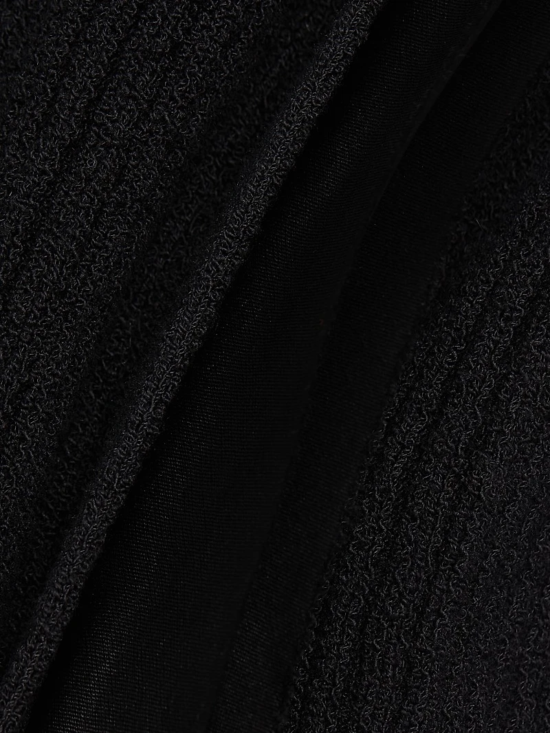 Asymmetrical Rib-knit Sweater Vest