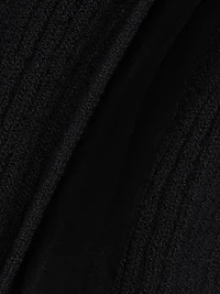 Asymmetrical Rib-knit Sweater Vest