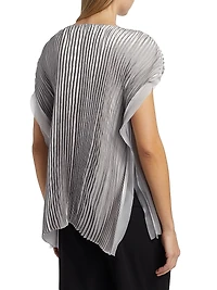 Crinkled Satin Boxy Top