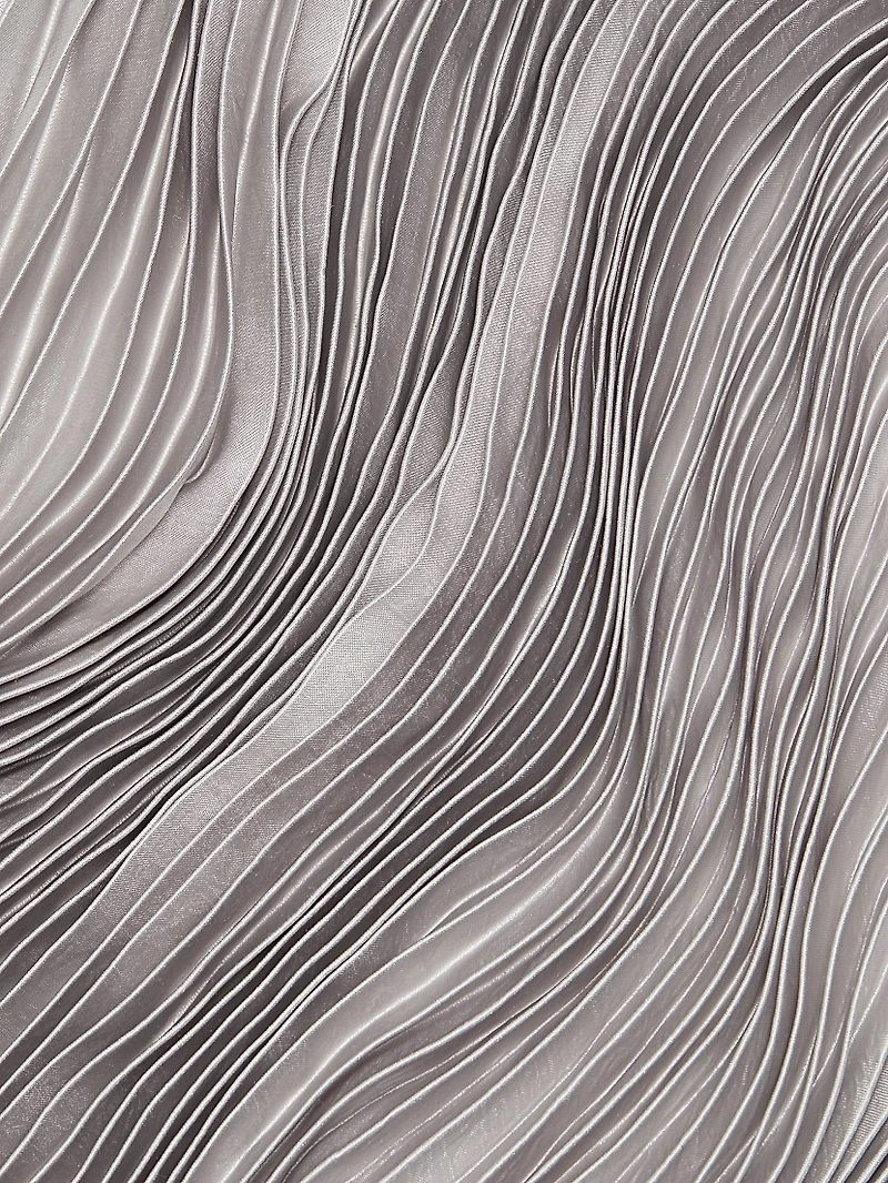 Crinkled Satin Boxy Top