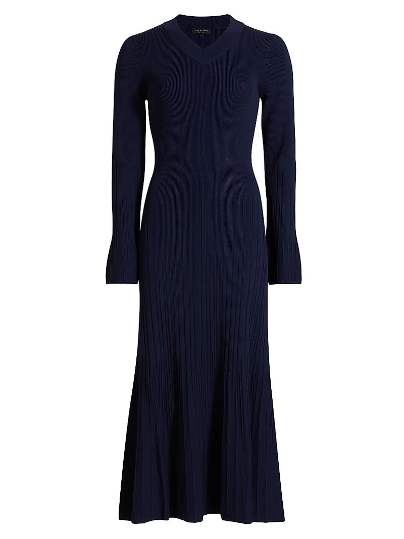 Austen Long-Sleeve Midi-Dress