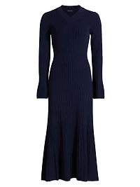 Austen Long-Sleeve Midi-Dress