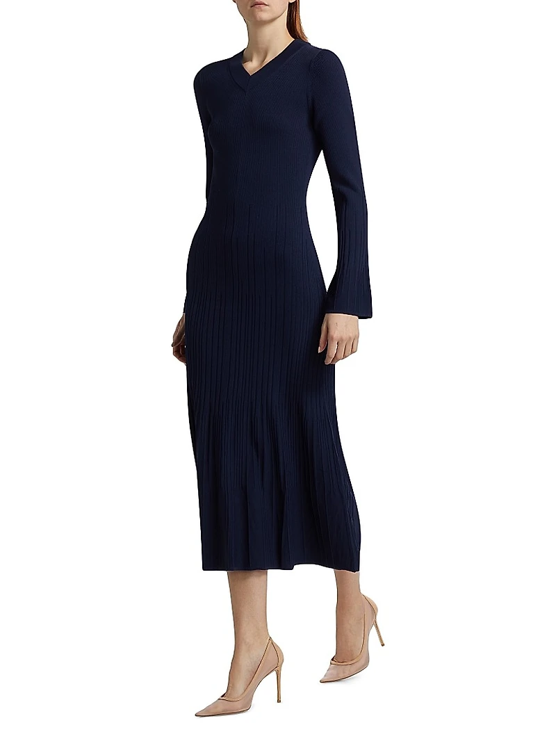 Austen Long-Sleeve Midi-Dress