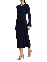Austen Long-Sleeve Midi-Dress