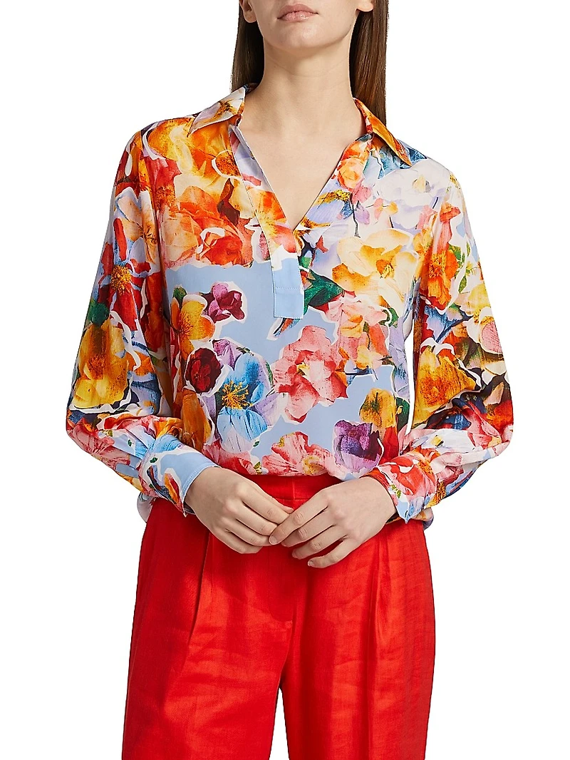 The Calliope Floral Blouse