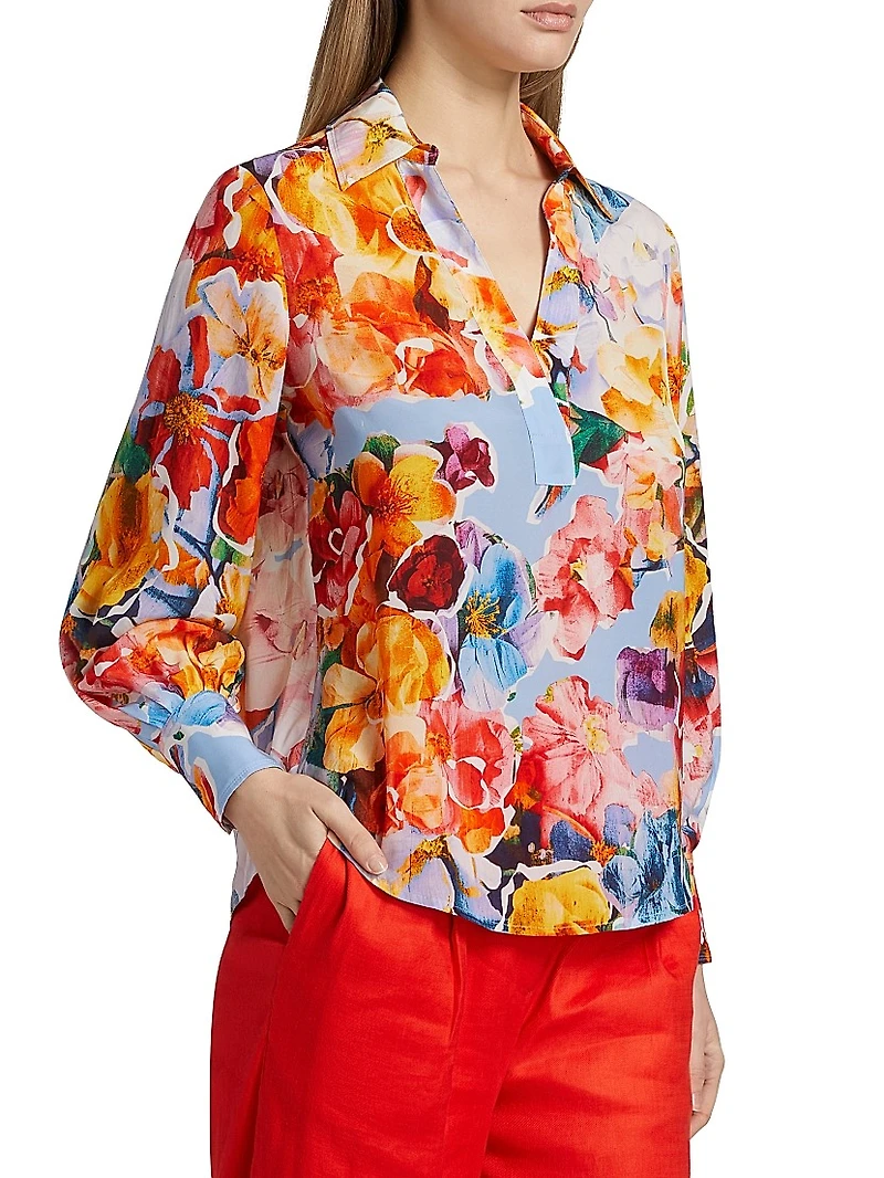 The Calliope Floral Blouse