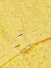 The Lex Belted Lace Midi-Dress