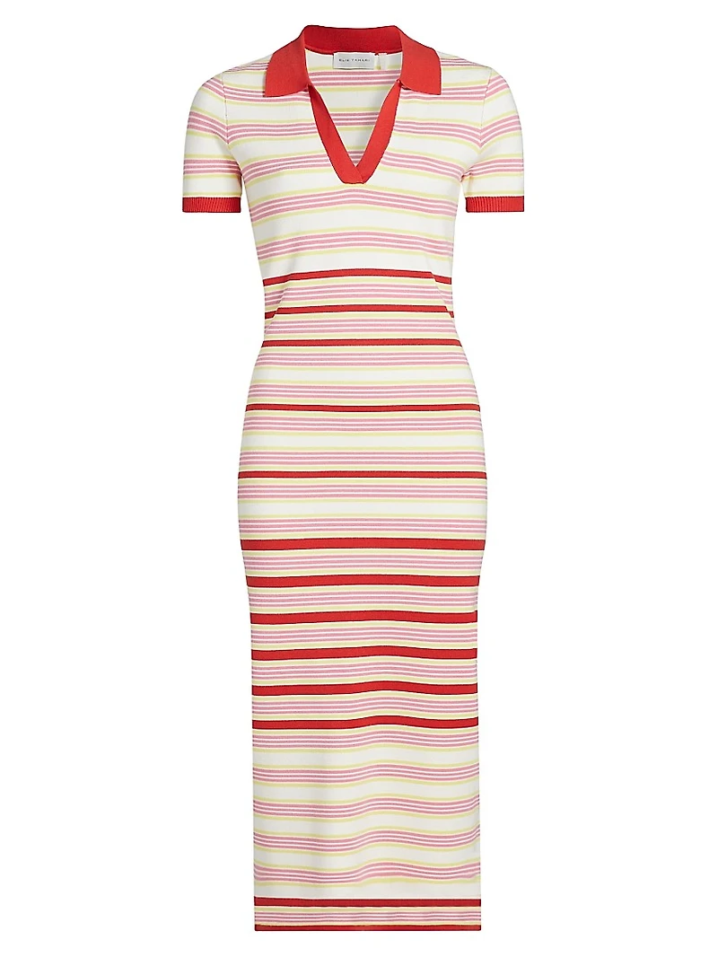 The Liberty Striped Midi-Dress