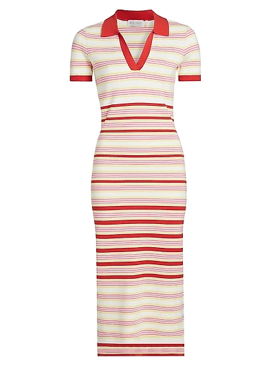 The Liberty Striped Midi-Dress