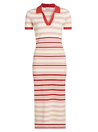 The Liberty Striped Midi-Dress