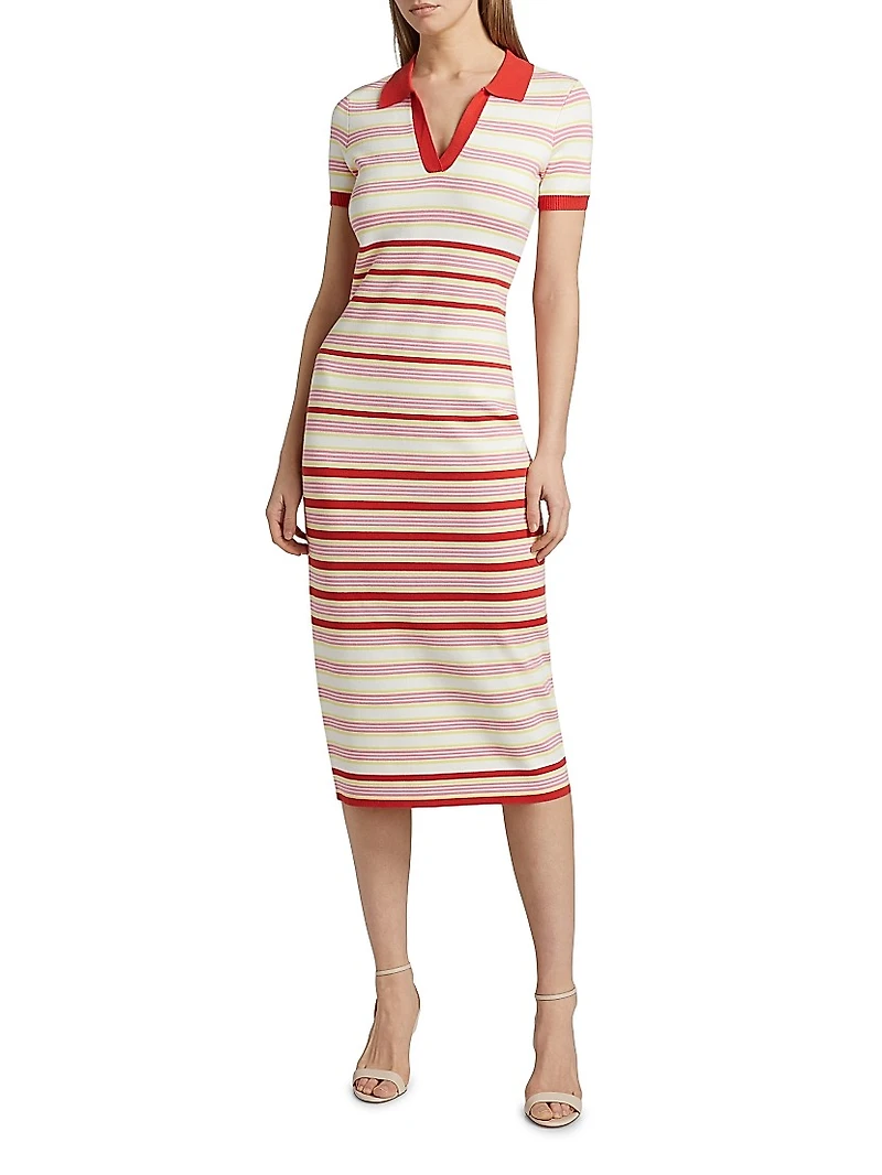 The Liberty Striped Midi-Dress