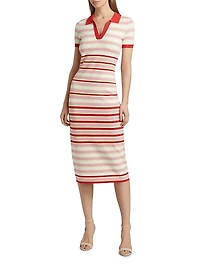 The Liberty Striped Midi-Dress
