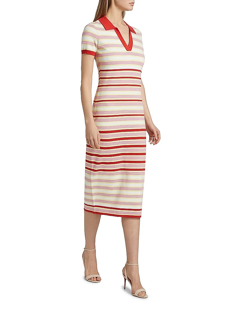 The Liberty Striped Midi-Dress