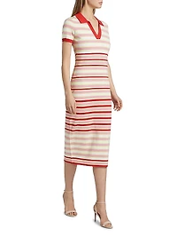 The Liberty Striped Midi-Dress