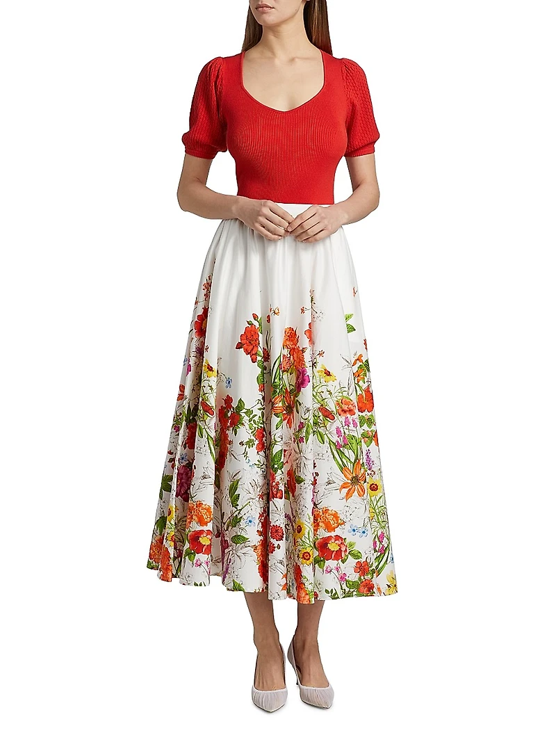 The Piper Puff-Sleeve Knit Sweater