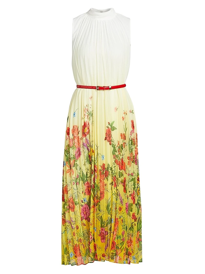 The Noor Jardin Floral Midi Dress