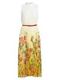 The Noor Jardin Floral Midi Dress