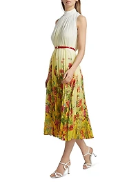 The Noor Jardin Floral Midi Dress
