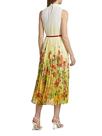 The Noor Jardin Floral Midi Dress