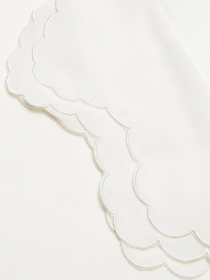 The Brittany Scalloped Sweater