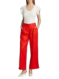 The Brittany Scalloped Sweater