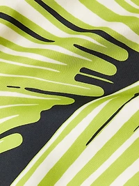 Yoshinoki Printed Cotton & Silk Caftan Top