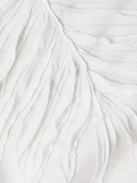 Linen-Blend Tie-Waist Midi-Dress